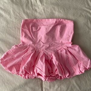 Stradivarius Pink Crop Top